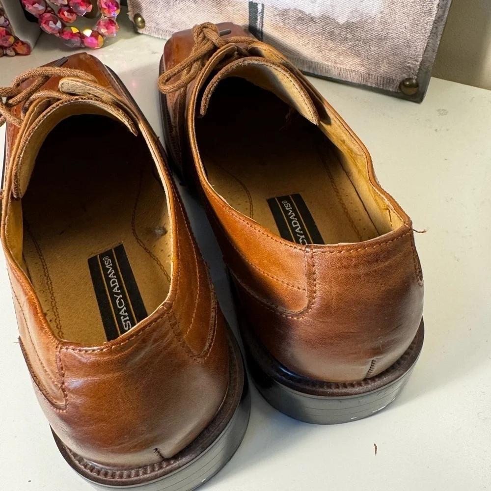 Stacy Adam’s Brown Leather Men's Dress Shoes